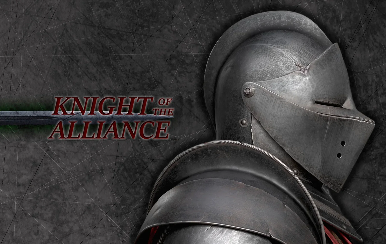 Knight of the Alliance promotional artwork for the medieval-themed Bilkent University role-playing project.